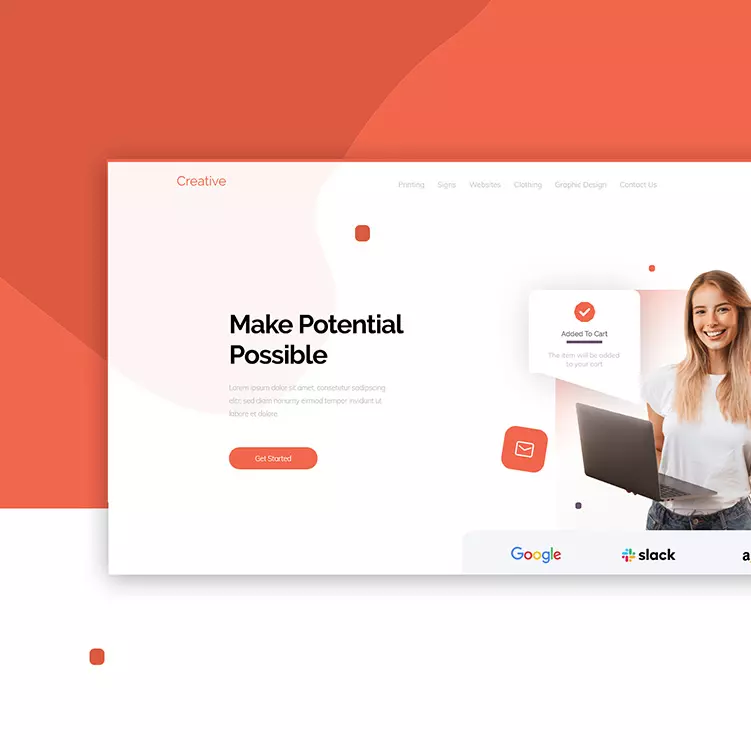 Creative campaign portfolio project